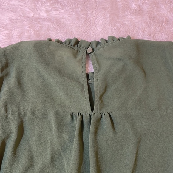 Monteau‎ Green Blouse - Picture 5 of 6